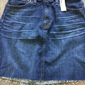 Brand new J Crew denim mini skirt